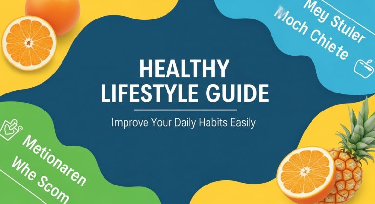 Healthy Lifestyle Guide: Improve Your Daily Habits Easily